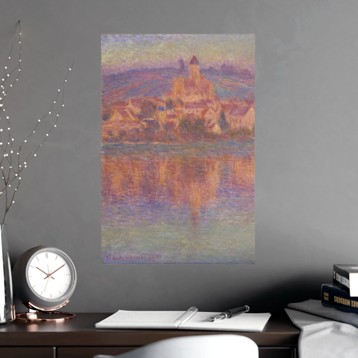 Vetheuil - Monet Village Landscape Fine Art Poster