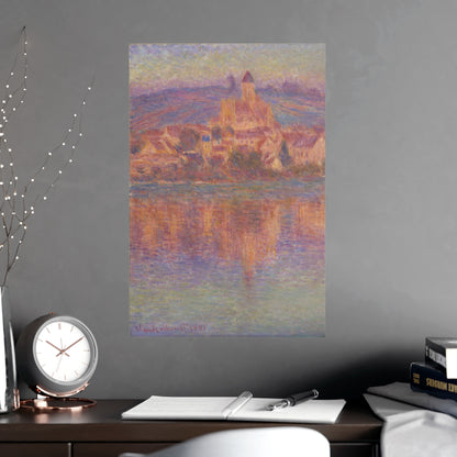 Vetheuil - Monet Village Landscape Fine Art Poster