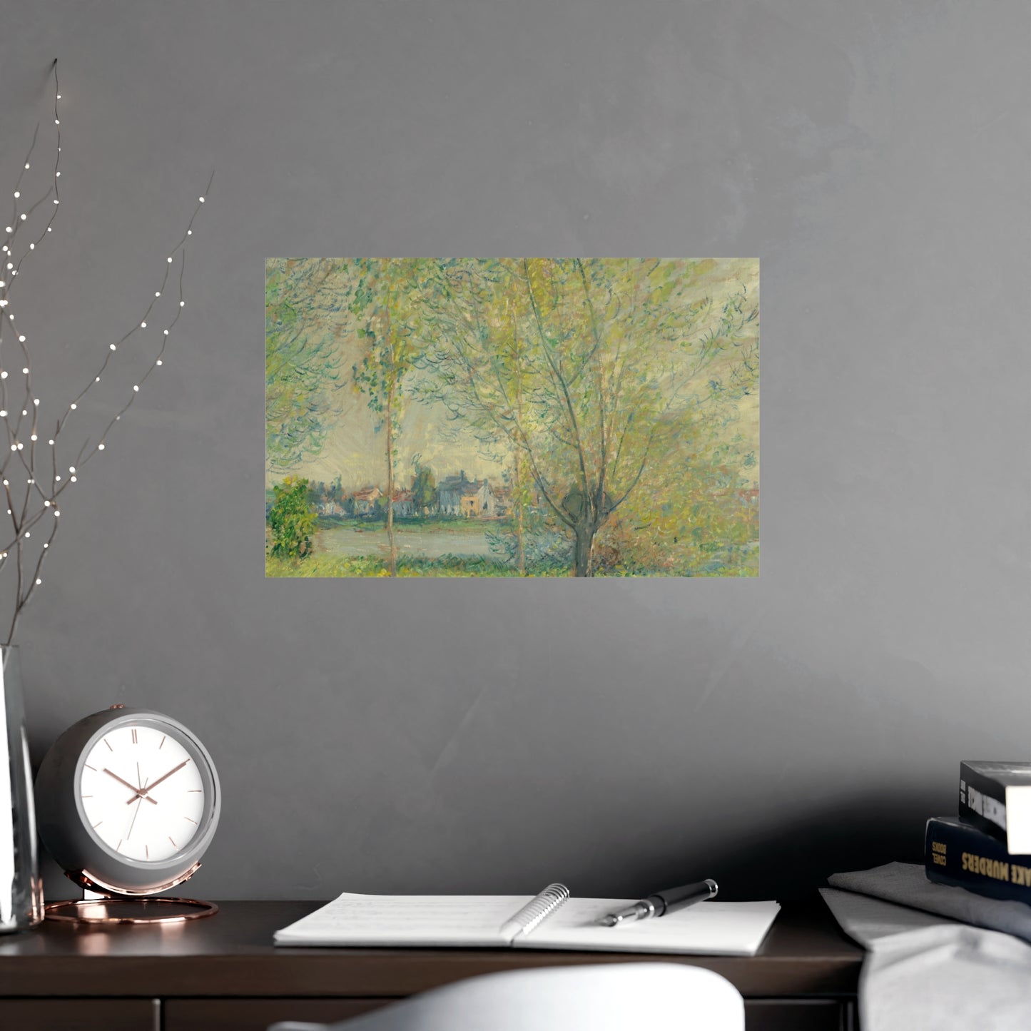The Willows - Peaceful Landscape Fine Art Poster