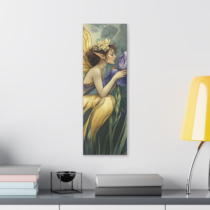 Iris You Were Here - Flowers & Fairies Collection - Fine Art Print on Canvas