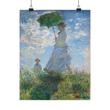 Claude Monet - Woman with a Parasol Fine Art Print