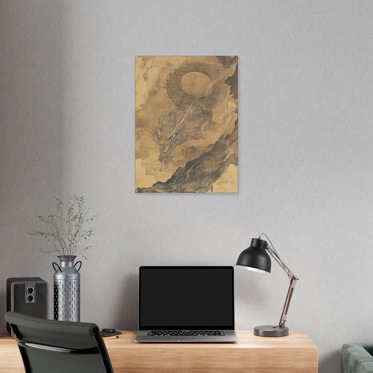 Smoke - Dragon Collection - Year of the Dragon -  Fine Art Print on Canvas