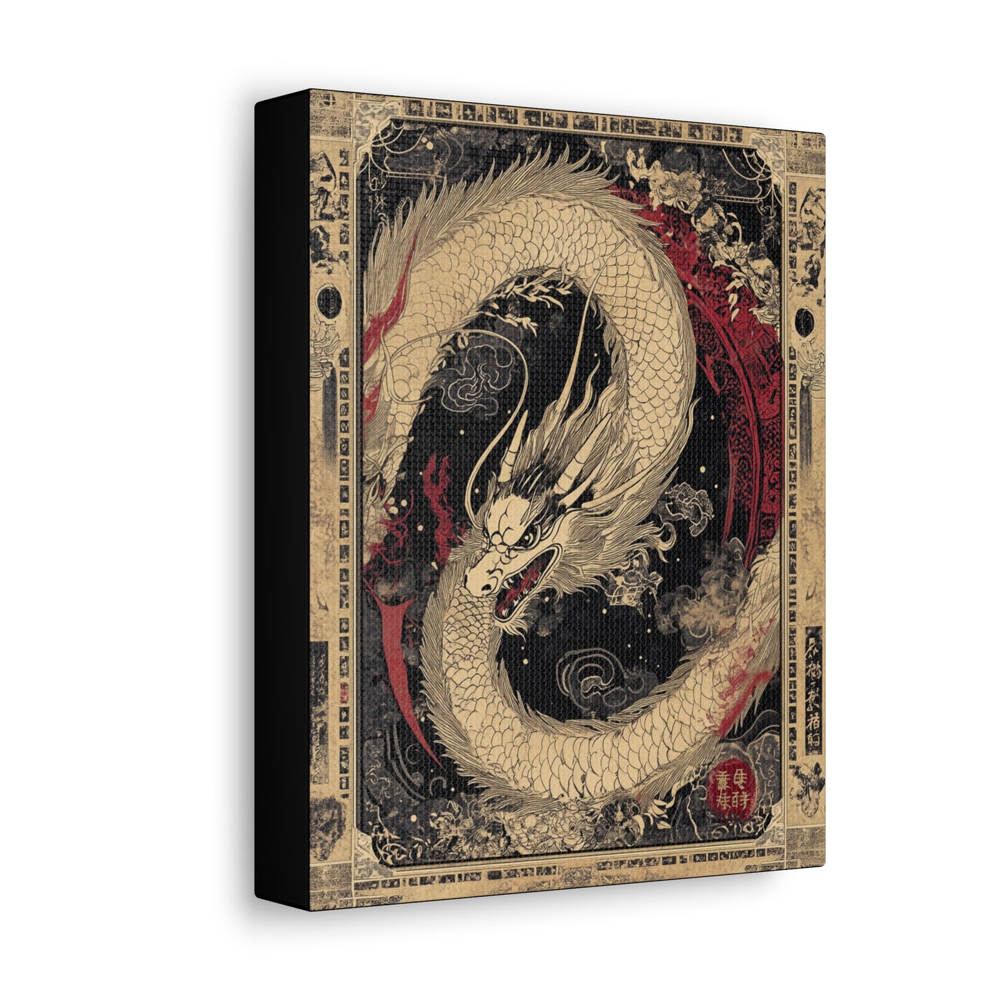 Can't Fight Fate - Dragon Collection -  Fine Art Print on Canvas