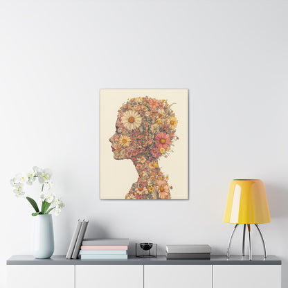 And So She Grew on Canvas