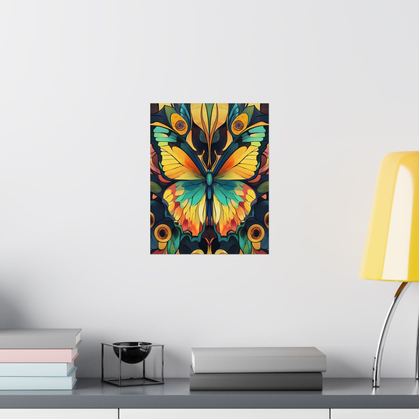 Brilliant Butterfly - Bohemian Wall Art - Fine Art Print - Poster Matte - Vertical Wall Décor