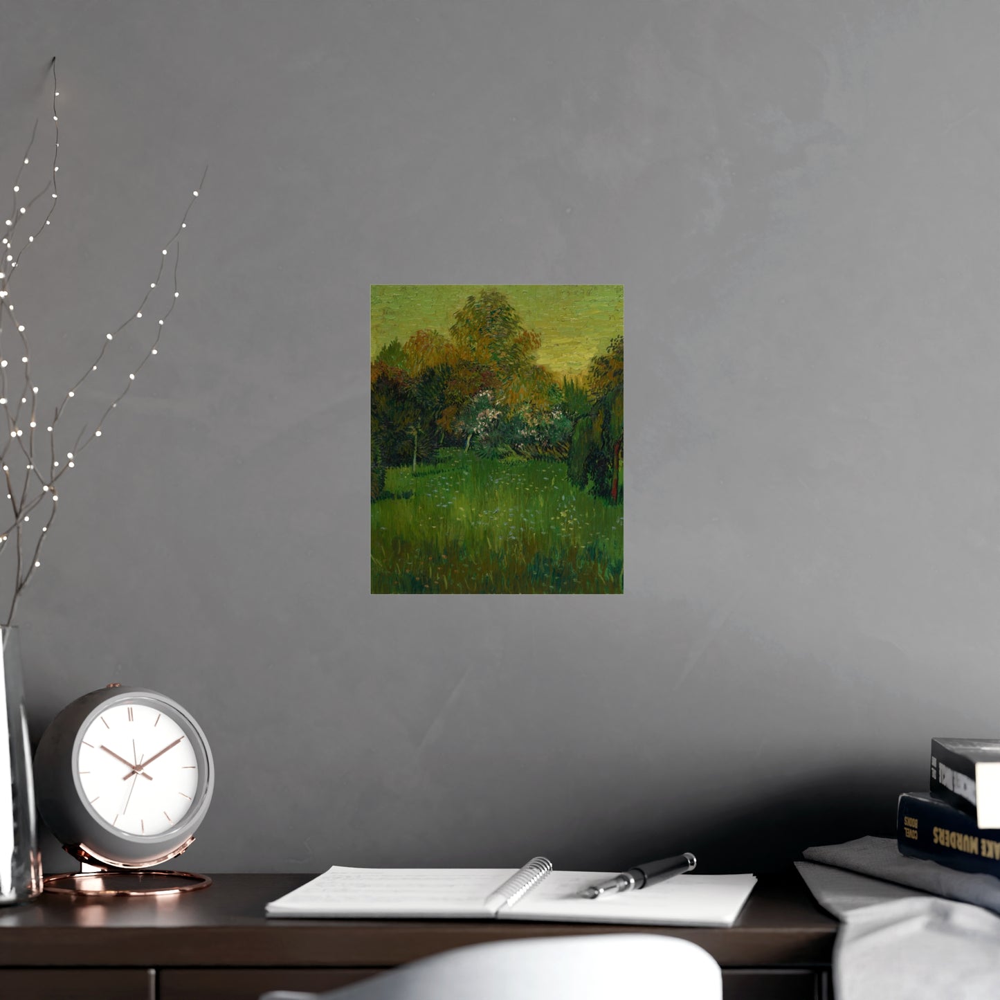 The Poet's Garden - Van Gogh Fine Art Poster