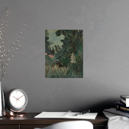 The Equatorial Jungle - Rousseau Tropical Fine Art Poster