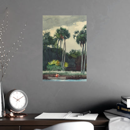 Red Shirt Homosassa Florida - Winslow Homer Fine Art Poster