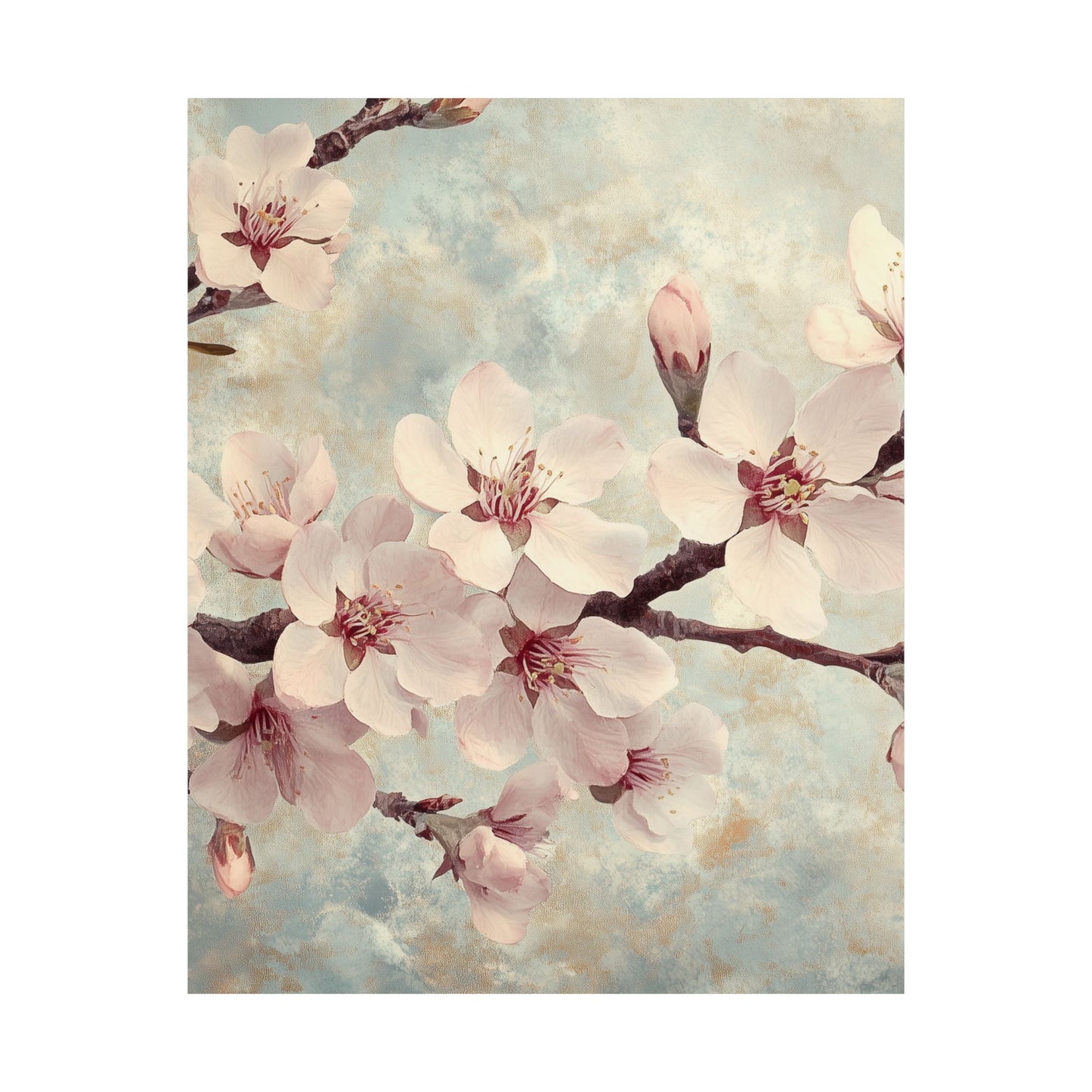 Blossoms Bring Serenity Floral Fine Art Print