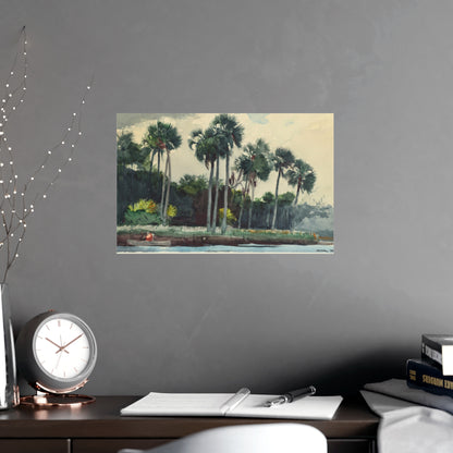 Red Shirt Homosassa Florida - Winslow Homer Fine Art Poster