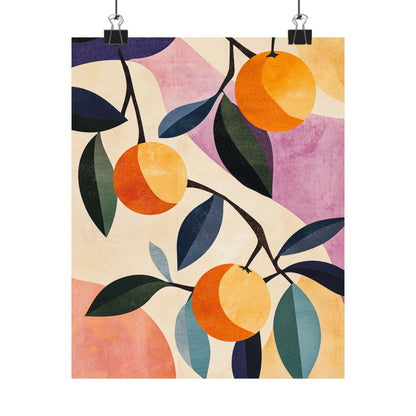 Orange Delight Botanical Fine Art Print