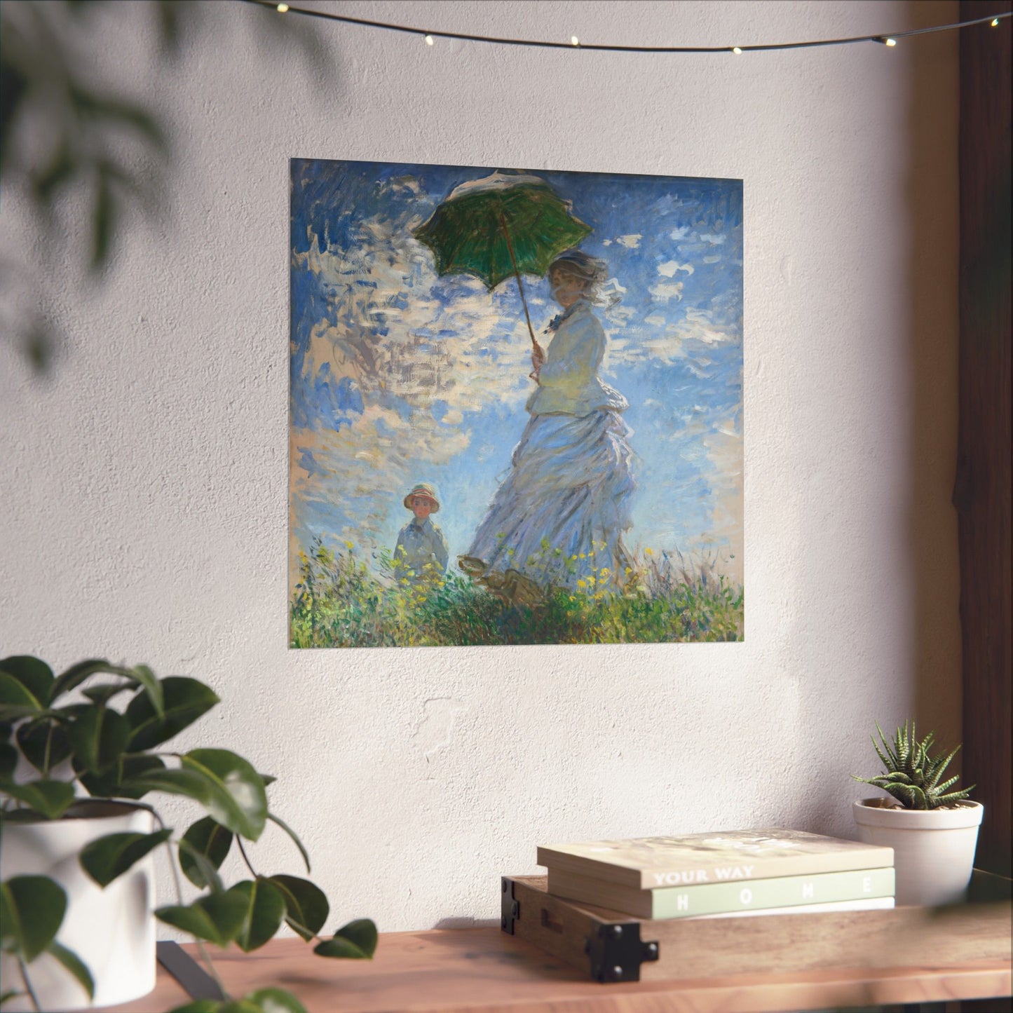 Claude Monet - Woman with a Parasol Fine Art Print