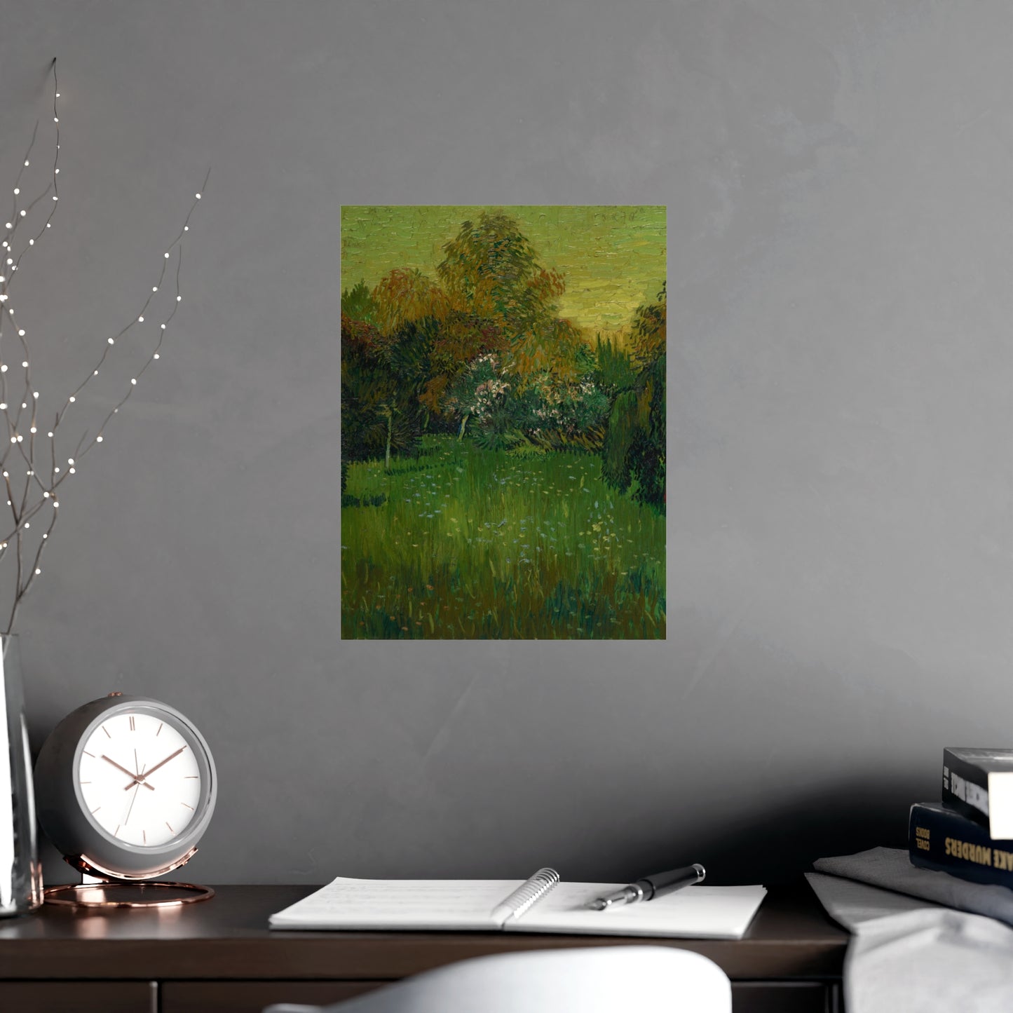 The Poet's Garden - Van Gogh Fine Art Poster