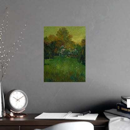 The Poet's Garden - Van Gogh Fine Art Poster