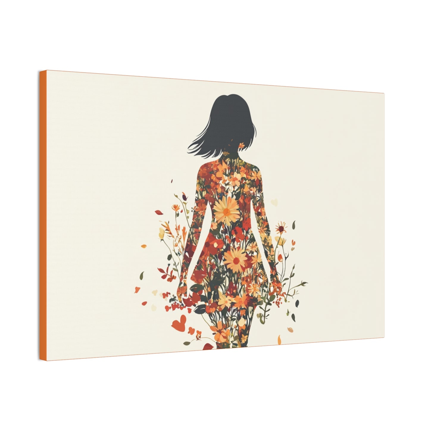 You Belong Among the Wildflowers  - Flower Girl - Print on Canvas