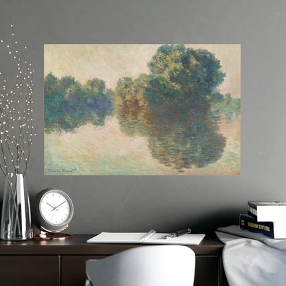 The Seine at Giverny - Monet Fine Art Poster