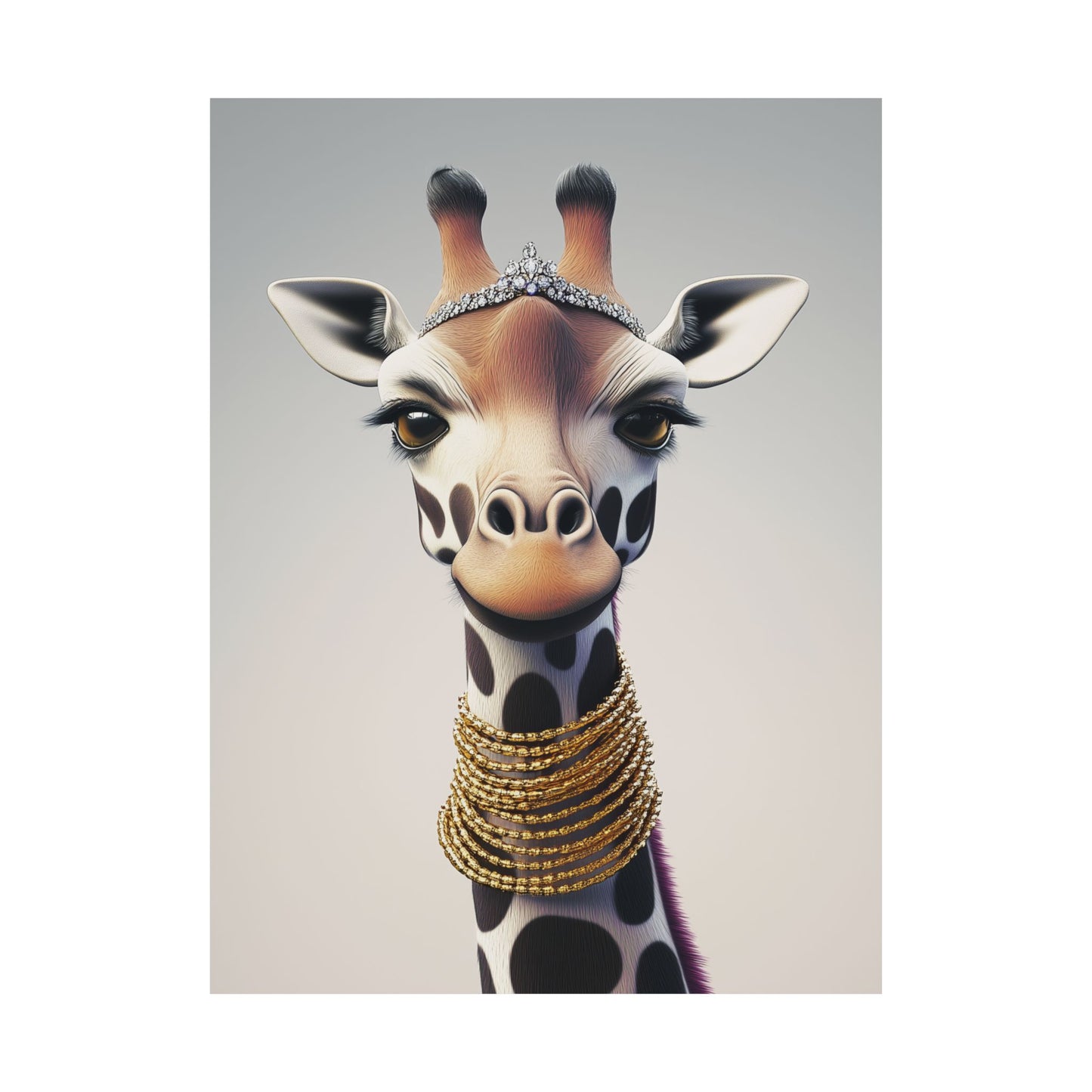 Adventure Awaits - His & Hers Giraffe Fine Art Prints (A) - Whimsical Animals - Home Décor - Wedding Gift
