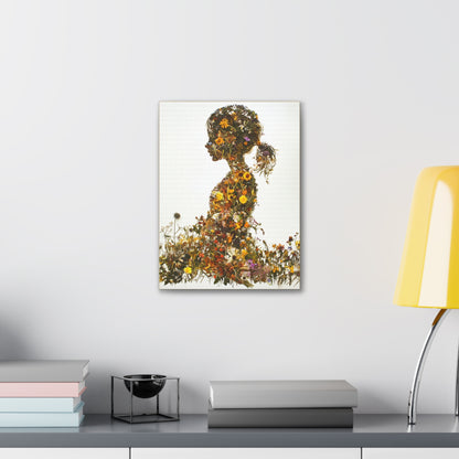 Summers Gone By - Wildflowers Fine Art Print on Canvas