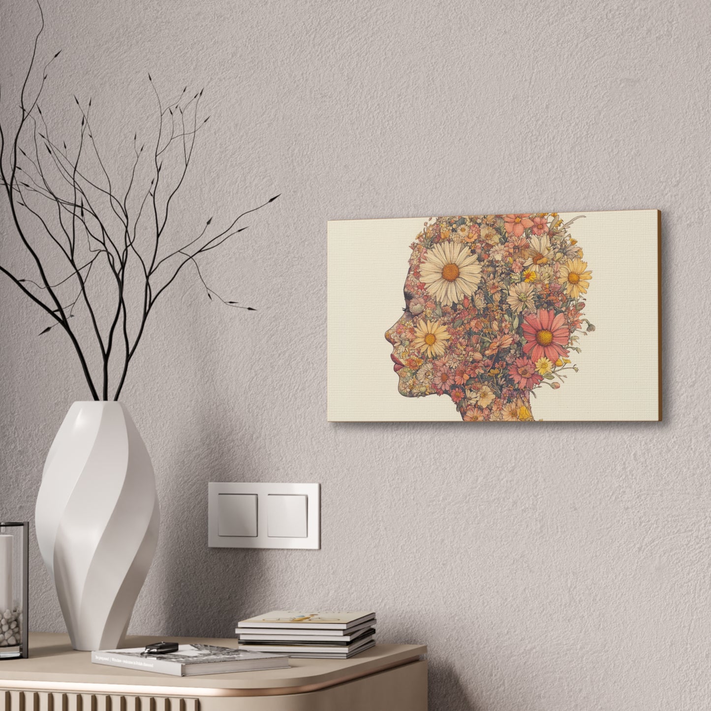 And So She Grew on Canvas