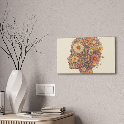 And So She Grew on Canvas