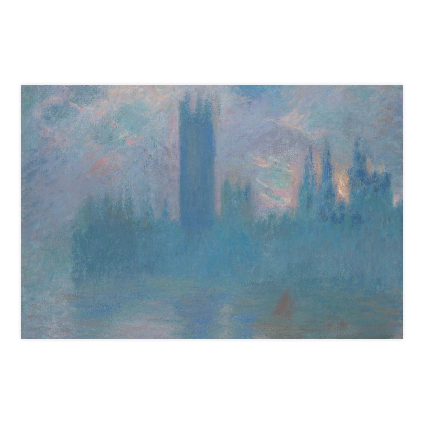 Houses of Parliament London - Monet Fine Art Poster