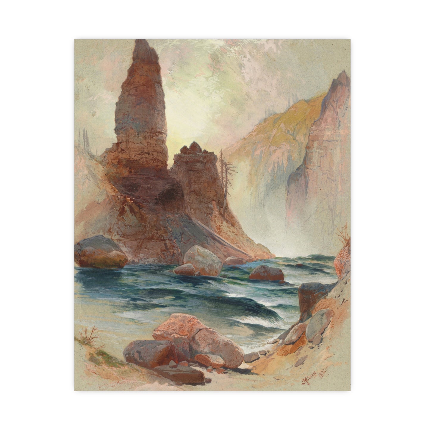 Tower Falls Yellowstone - American West Fine Art Poster