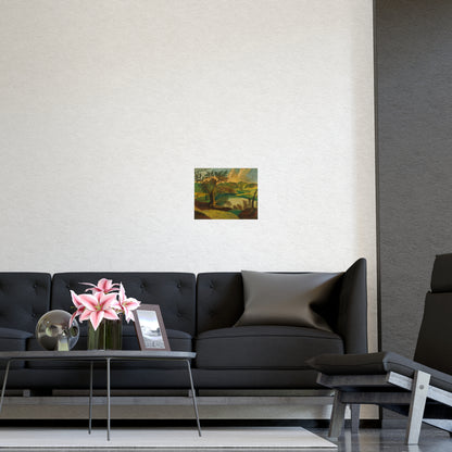Stylized Landscape - Modern Abstract Fine Art Poster