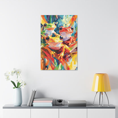 Frogs are Friends - Delight in Nature Series - Fine Art Print on Canvas