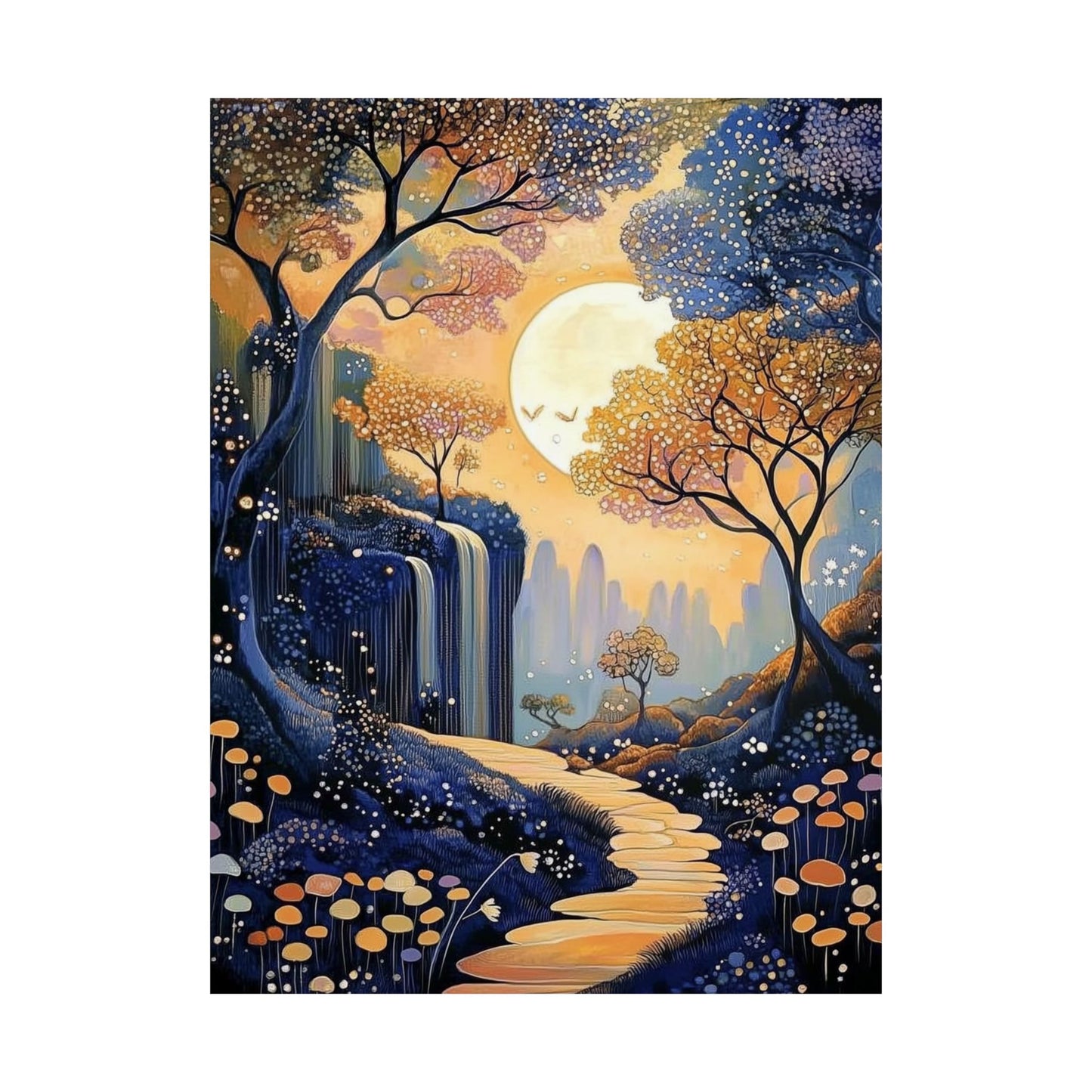 Enchanted Path Fine Art Print - Serene Scenes - Delight in Nature - Wall Art for Home Décor - Posters