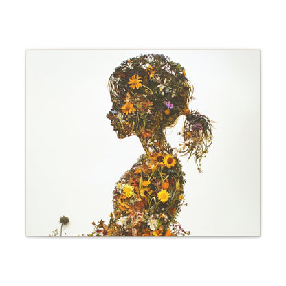 Summers Gone By - Wildflowers Fine Art Print on Canvas
