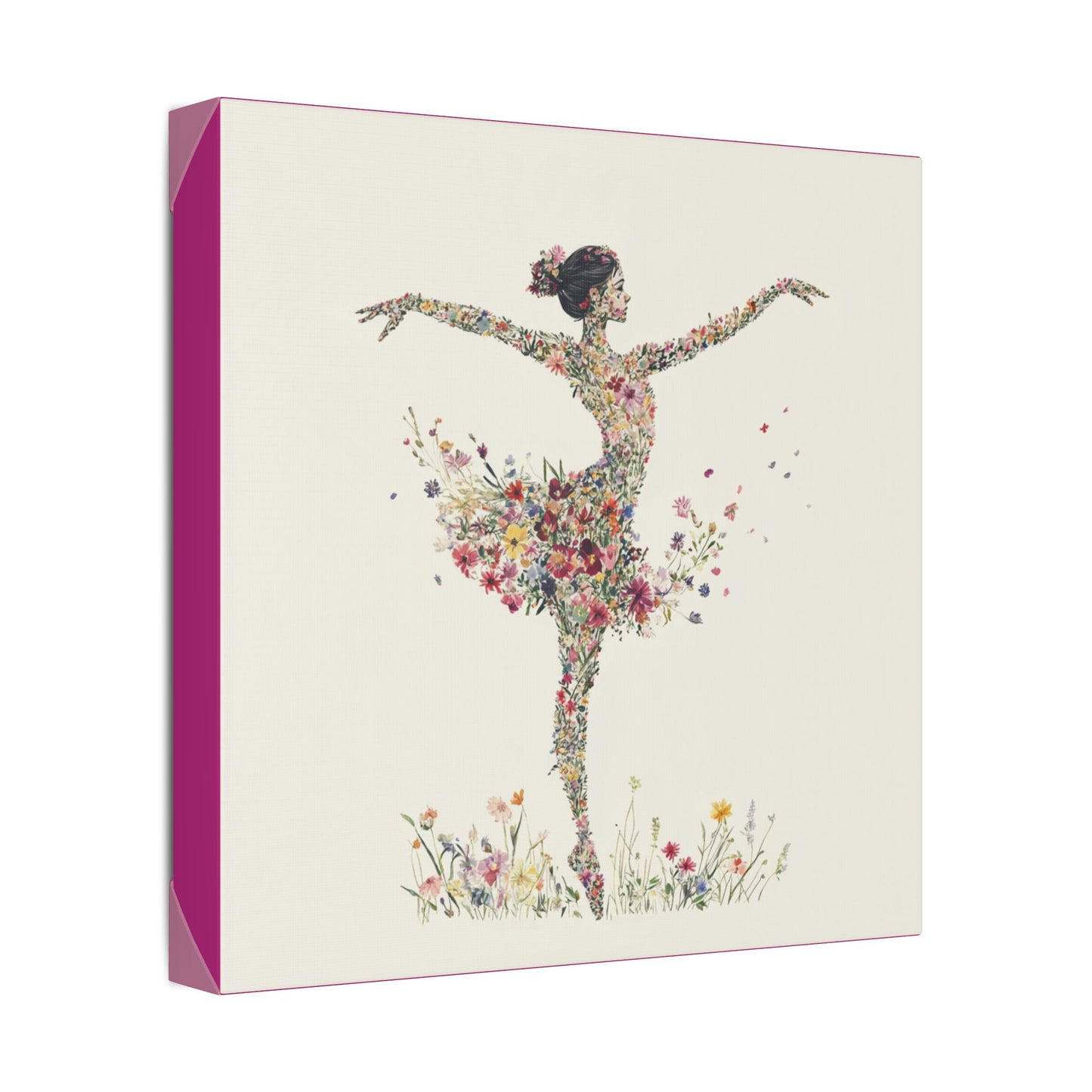 You Belong Among the Wild Flowers - On Point - Painting on Canvas