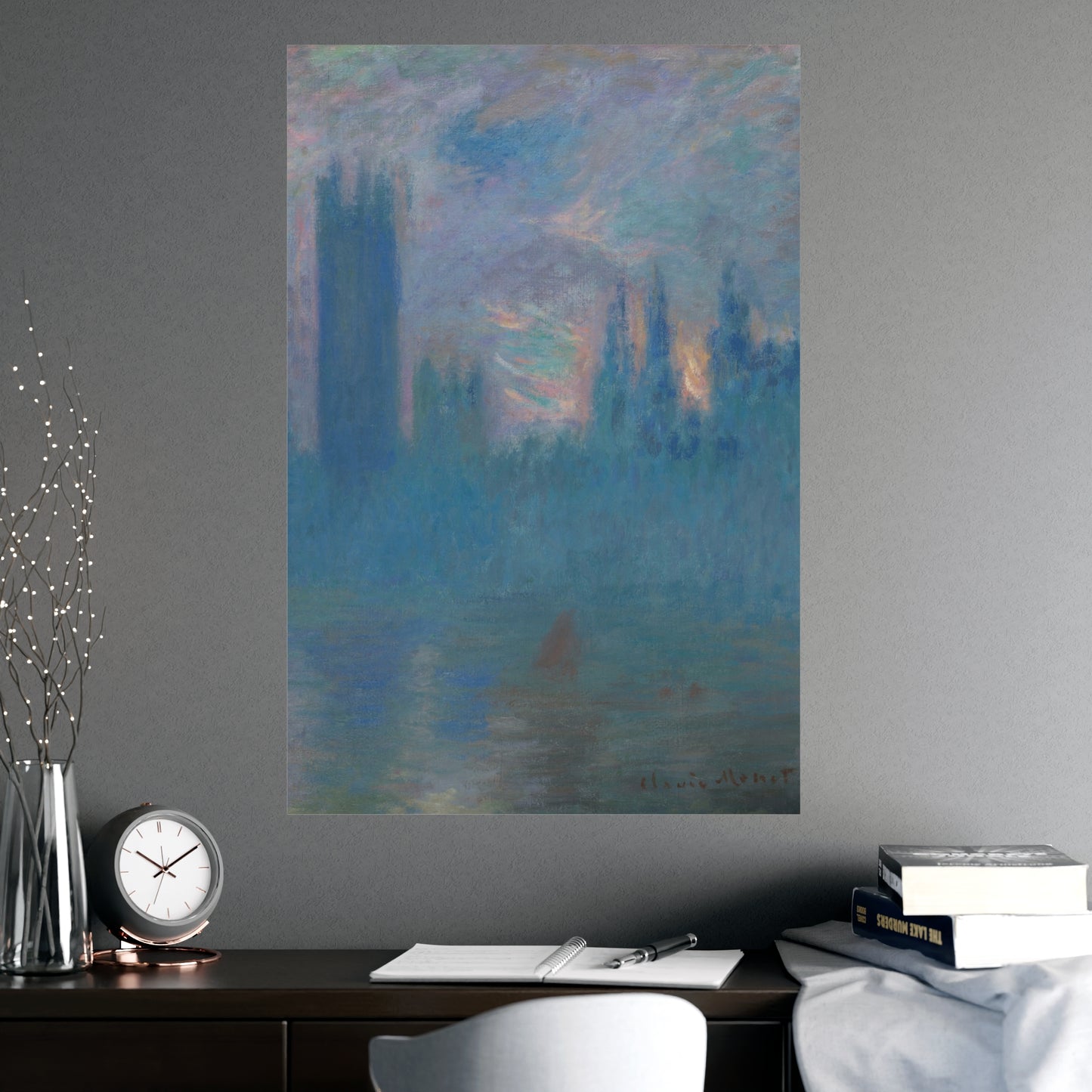 Houses of Parliament London - Monet Fine Art Poster