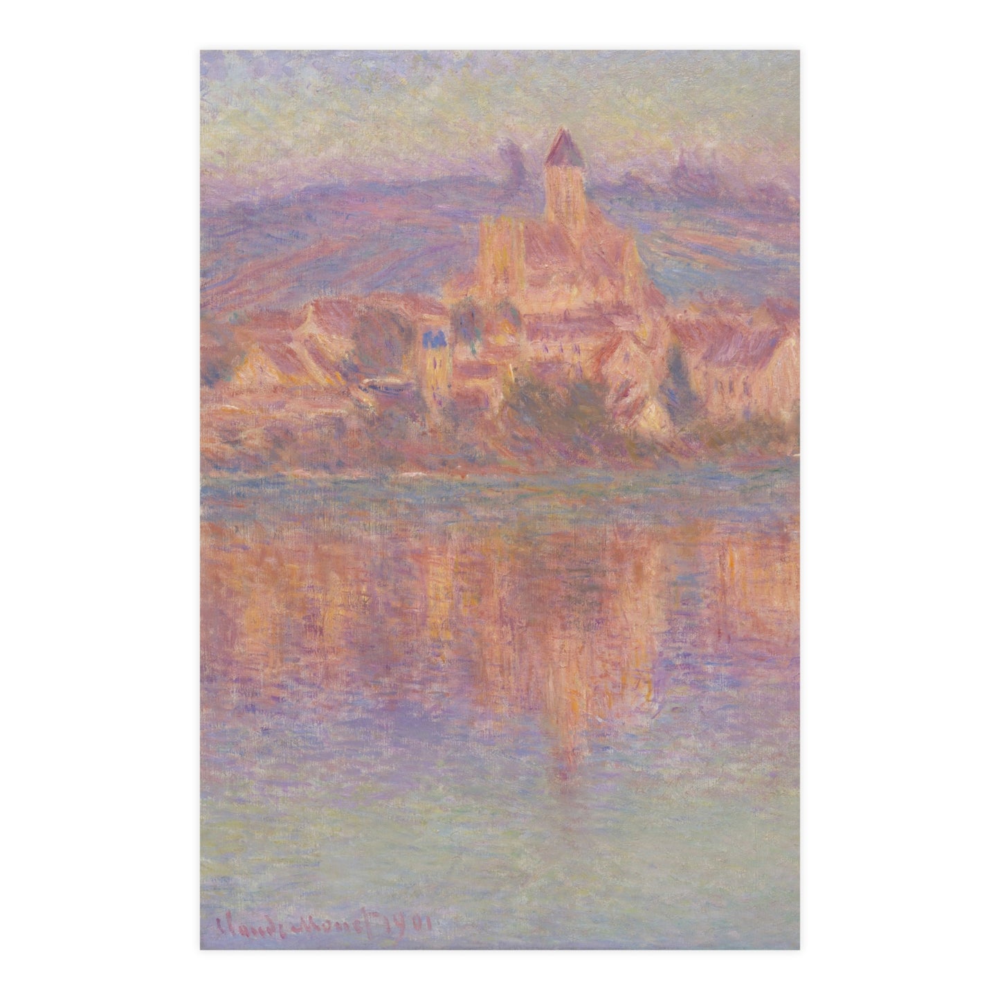 Vetheuil - Monet Village Landscape Fine Art Poster