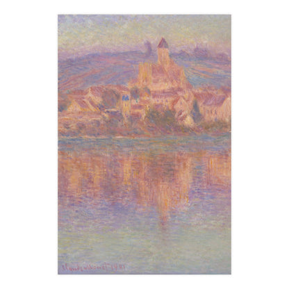 Vetheuil - Monet Village Landscape Fine Art Poster