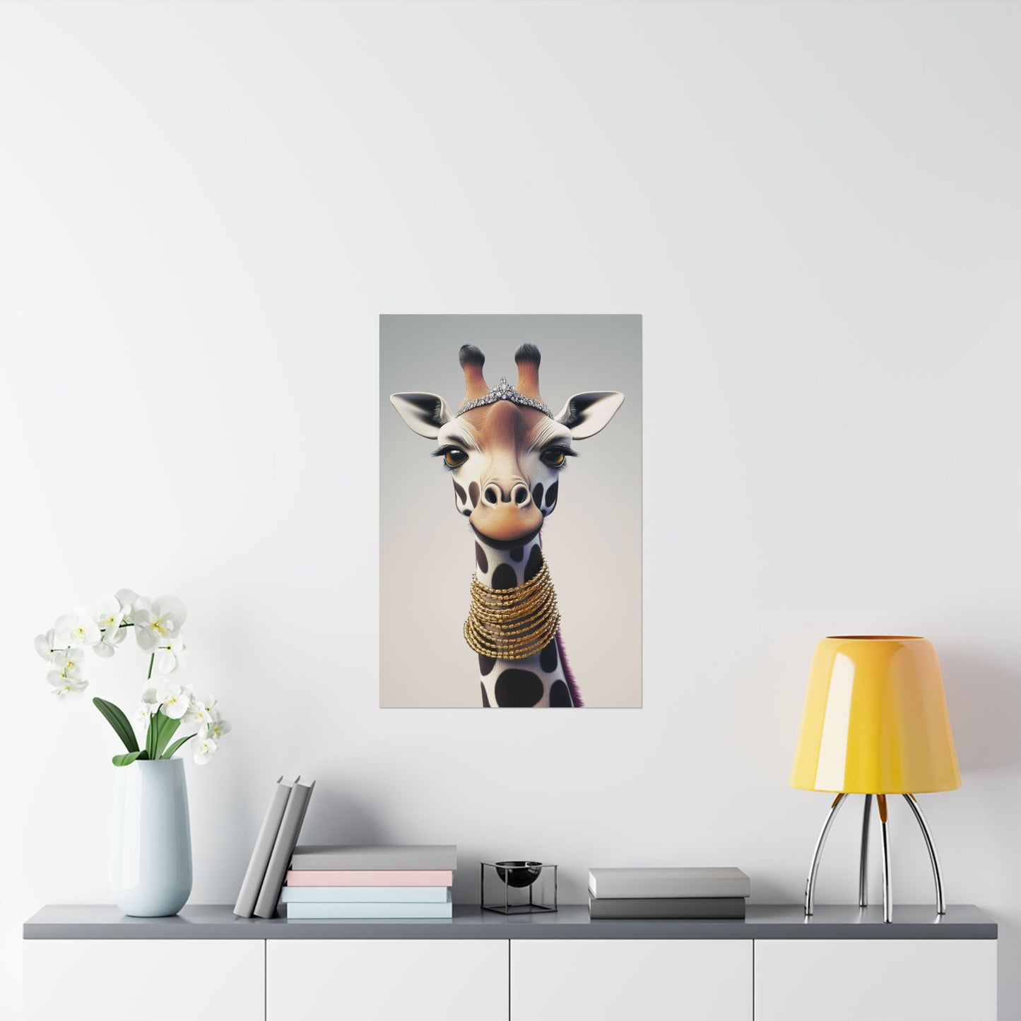 Adventure Awaits - His & Hers Giraffe Fine Art Prints (A) - Whimsical Animals - Home Décor - Wedding Gift