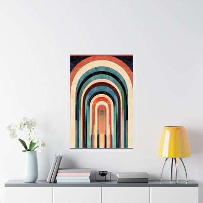 Doors of Perception Fine Art Print - Arches 11:11 - Bauhaus - Bohemian Wall Art - Modern Art - Matte Vertical Poster