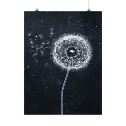 Just Dandy Dandelion Inspirational Fine Art Print