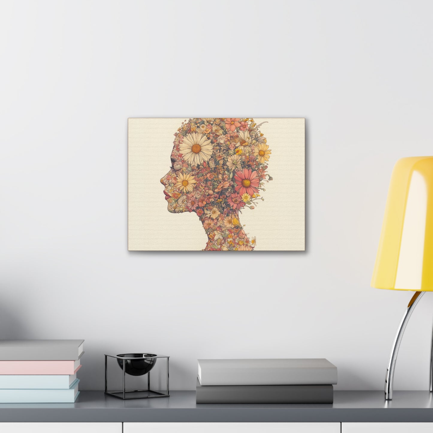 And So She Grew on Canvas