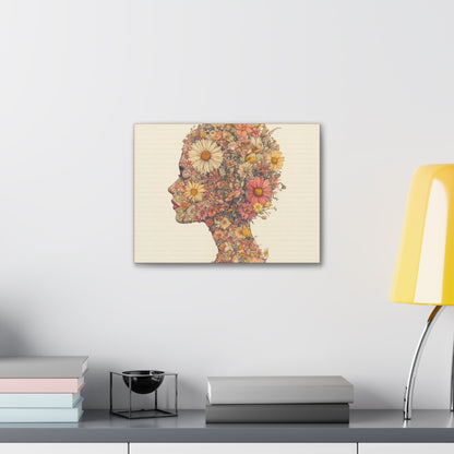 And So She Grew on Canvas
