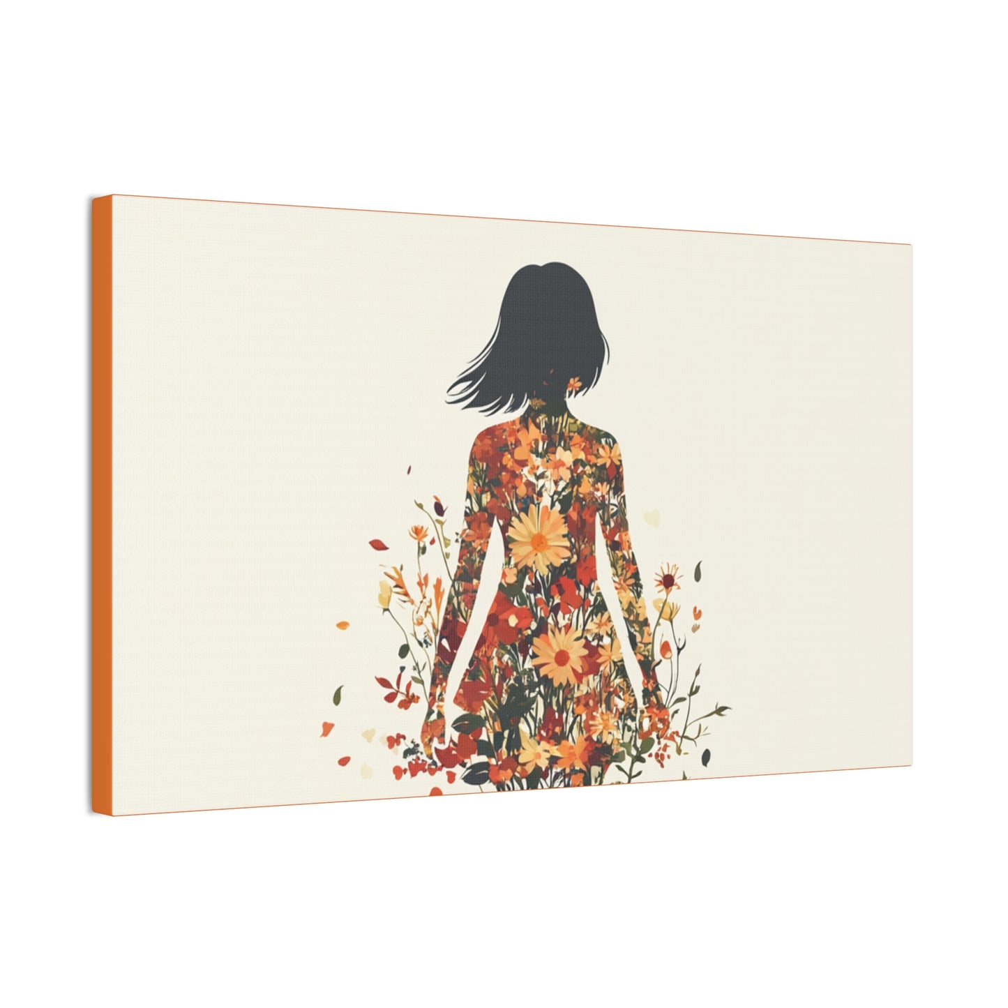 You Belong Among the Wildflowers  - Flower Girl - Print on Canvas