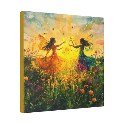 Waking the Sun - Fairies & Flowers Collection - Wall Art - on Canvas