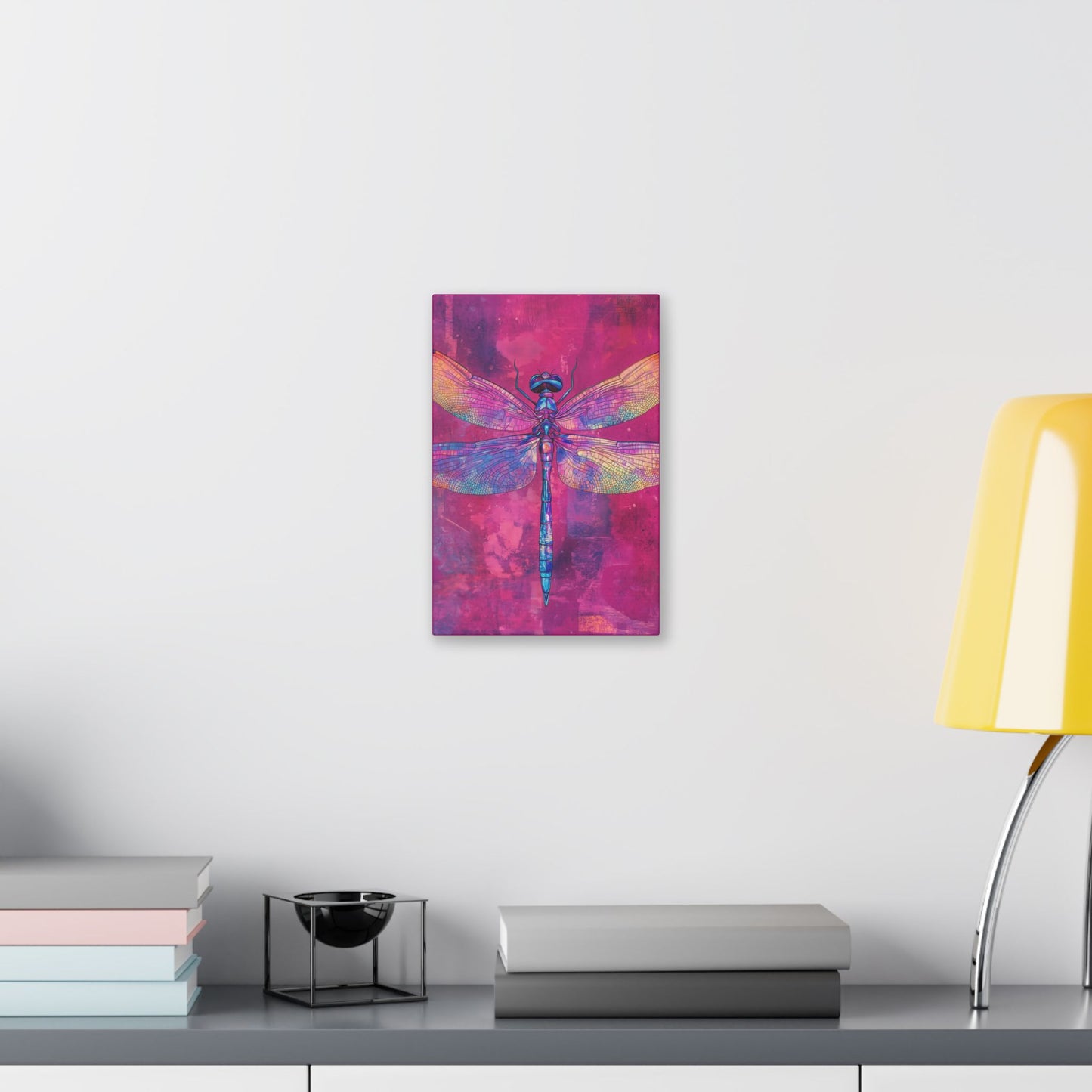 Vibrant Dragonfly - Secret Garden Series -  Fine Art Print on Canvas