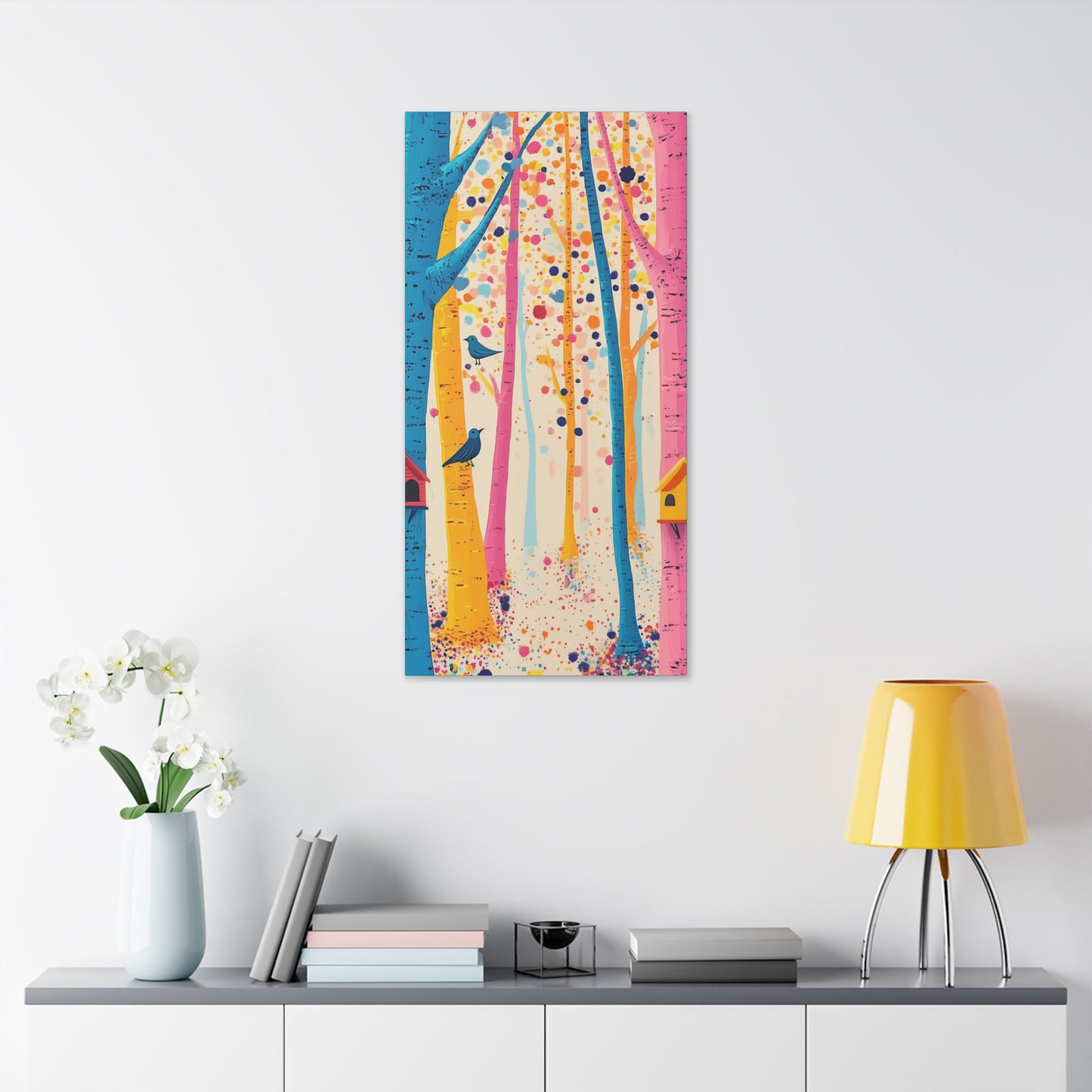 Here for the Birds - Delight in Nature Series - Fine Art Print on Canvas