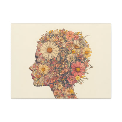 And So She Grew on Canvas