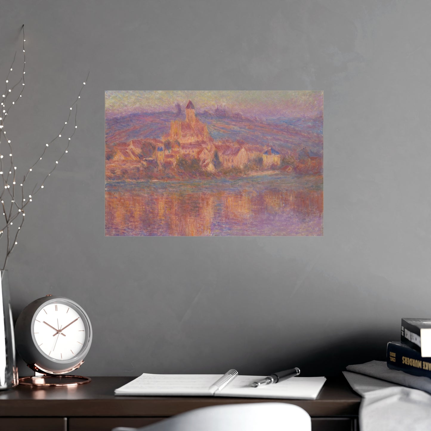 Vetheuil - Monet Village Landscape Fine Art Poster