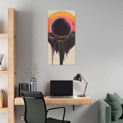 Valley of Dreams - Abstract Color Series- Fine Art Print on Canvas