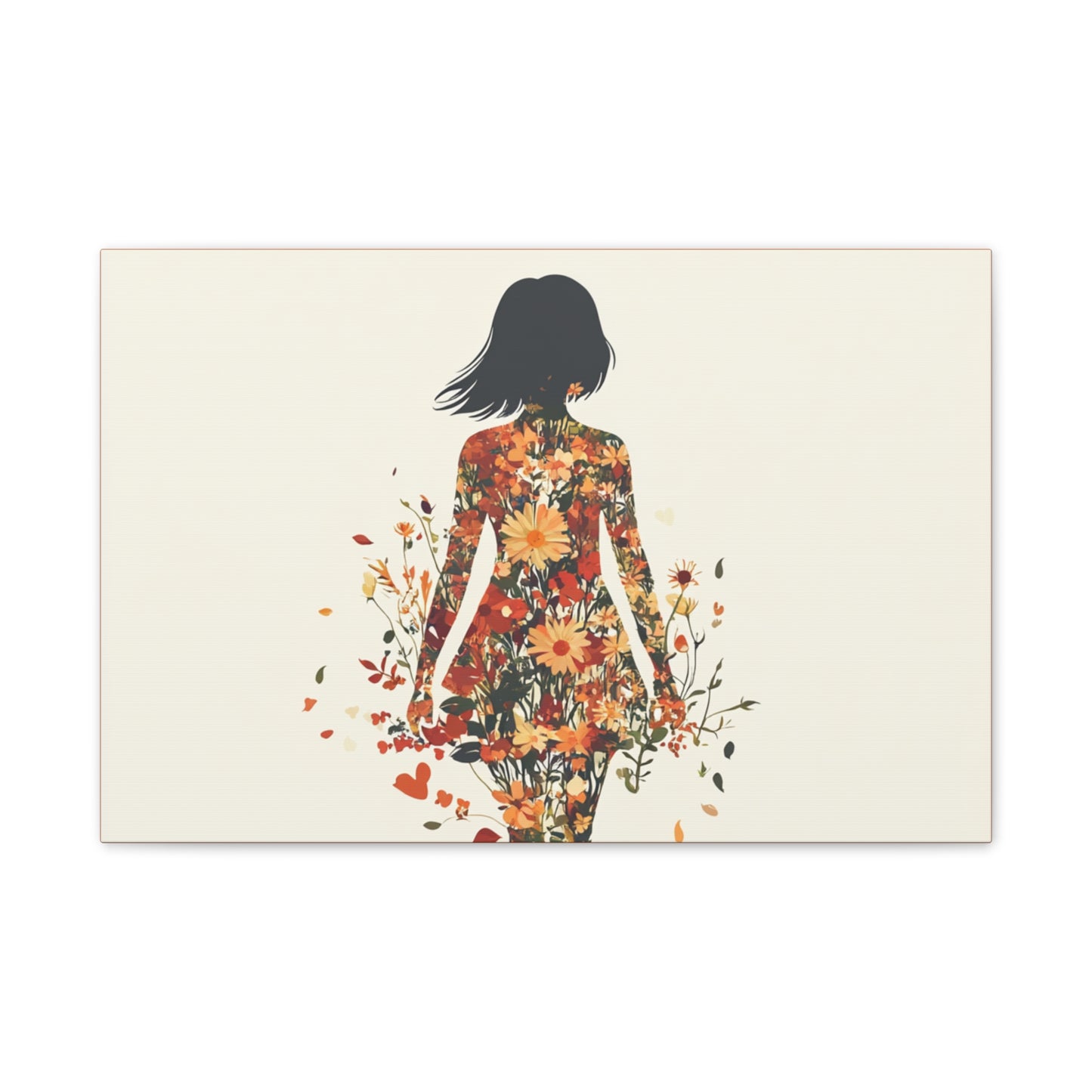 You Belong Among the Wildflowers  - Flower Girl - Print on Canvas