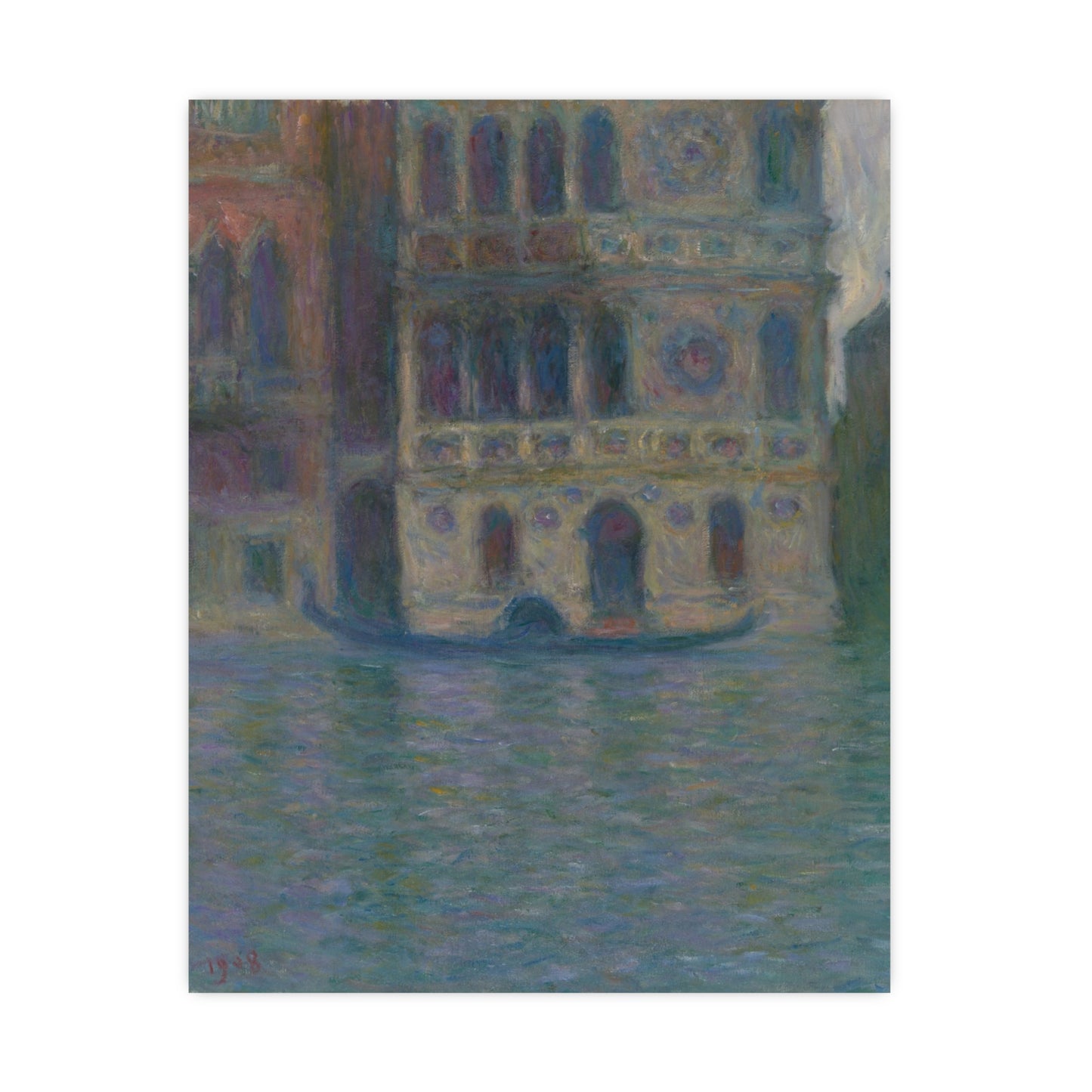 Venice Palazzo Dario - Monet Fine Art Poster