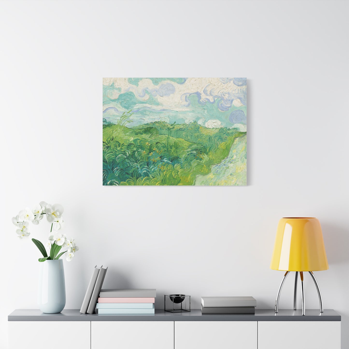 Vincent van Gogh - Green Wheat Fields Fine Art Canvas Print