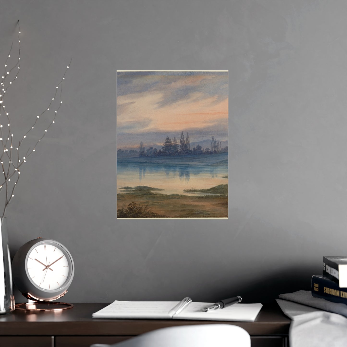 Landscape near Strasbourg - European Pastoral Fine Art Poster